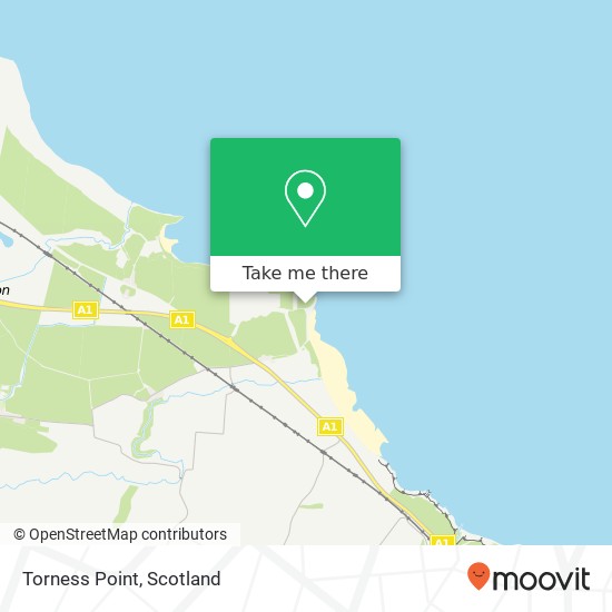 Torness Point map
