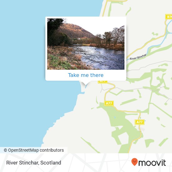 River Stinchar map