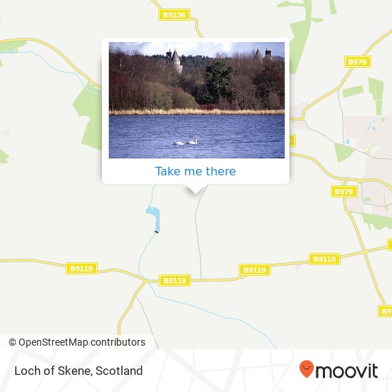 Loch of Skene map