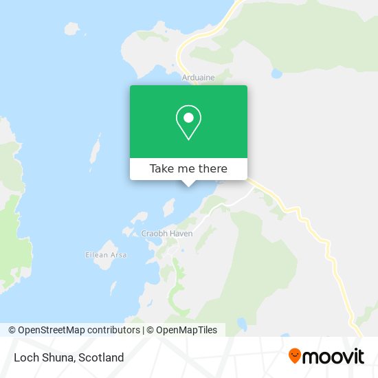 Loch Shuna map