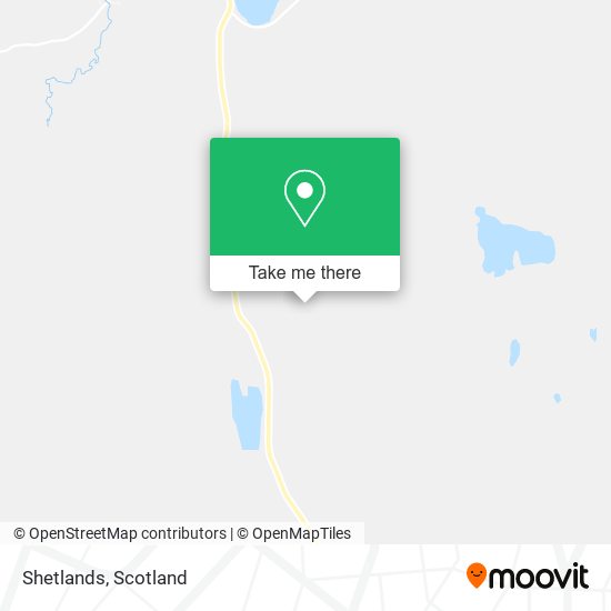 Shetlands map