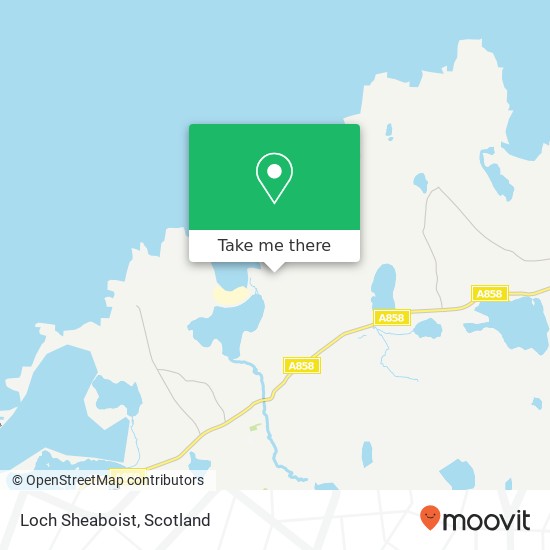 Loch Sheaboist map