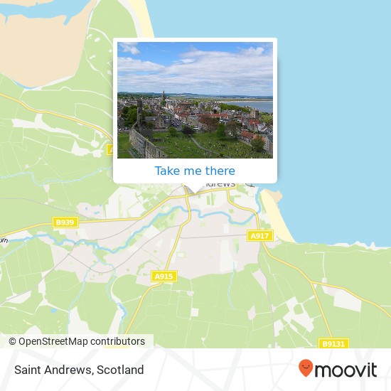 Saint Andrews map