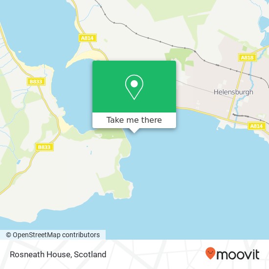 Rosneath House map