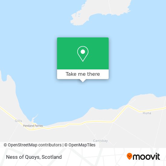 Ness of Quoys map