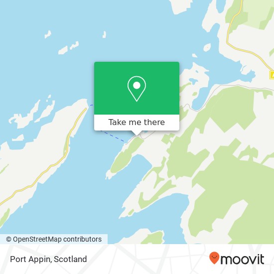 Port Appin map
