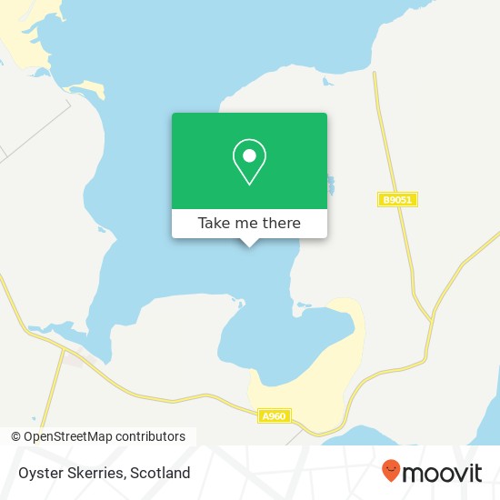 Oyster Skerries map
