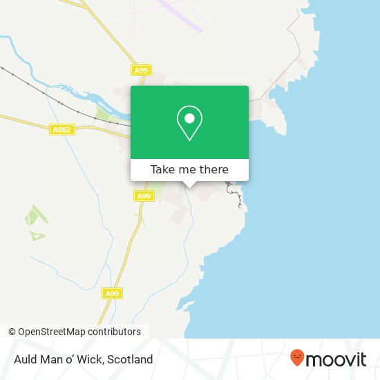 Auld Man o’ Wick map