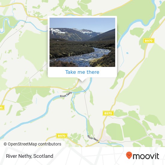 River Nethy map