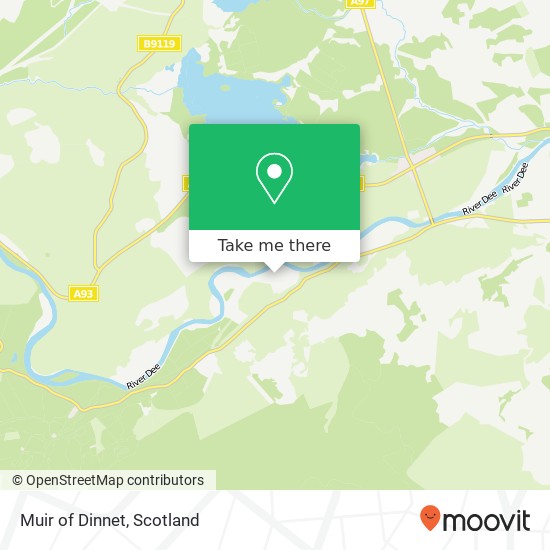 Muir of Dinnet map