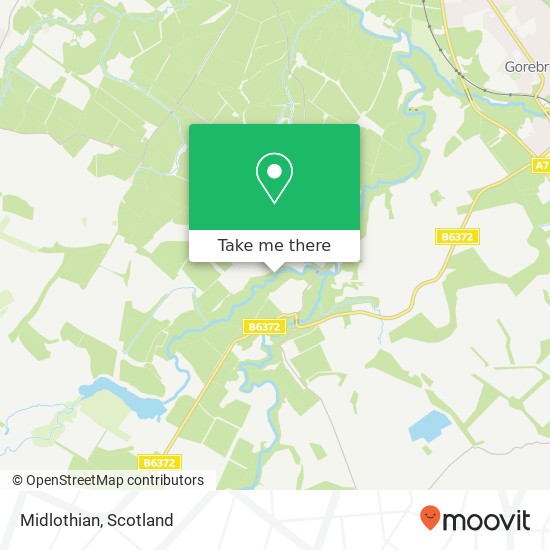 Midlothian map