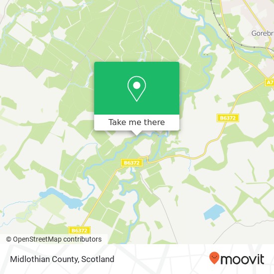 Midlothian County map