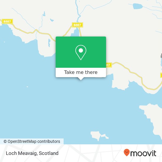 Loch Meavaig map