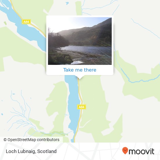 Loch Lubnaig map