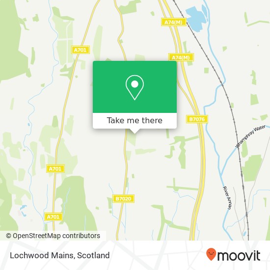 Lochwood Mains map