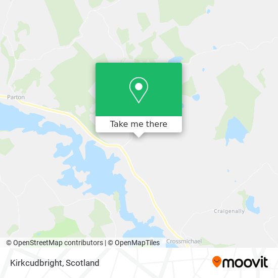 Kirkcudbright map