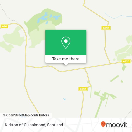 Kirkton of Culsalmond map