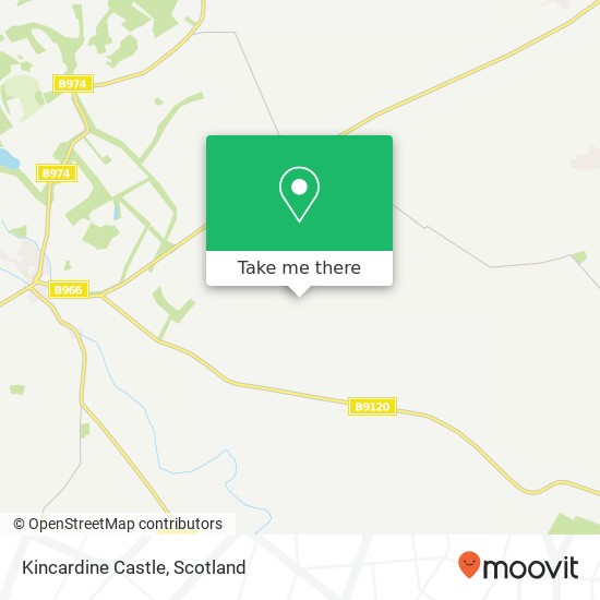 Kincardine Castle map