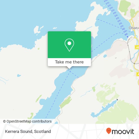 Kerrera Sound map