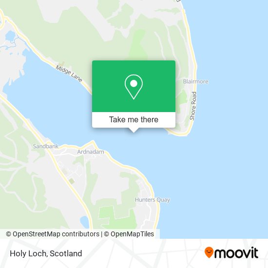 Holy Loch map