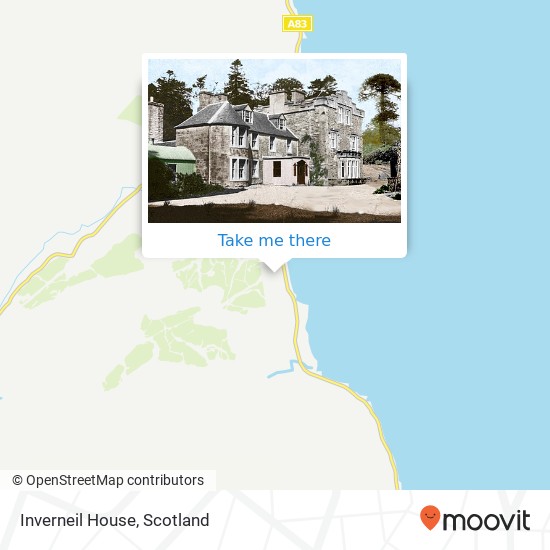 Inverneil House map