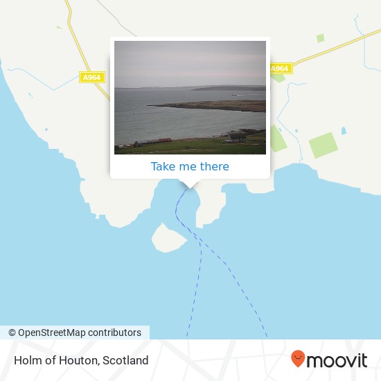 Holm of Houton map