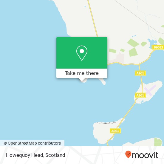 Howequoy Head map