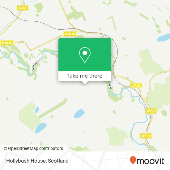 Hollybush House map