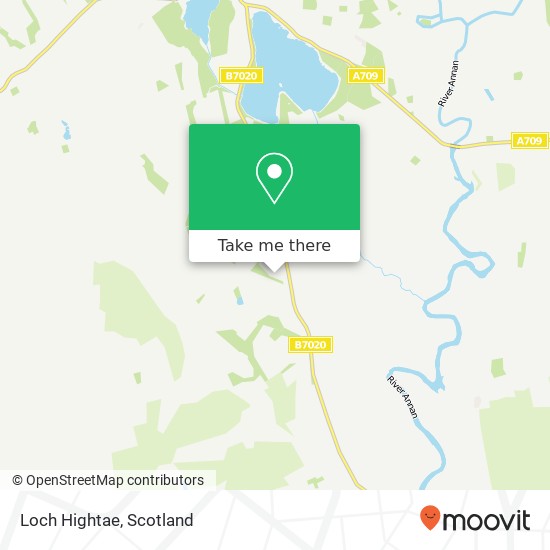 Loch Hightae map