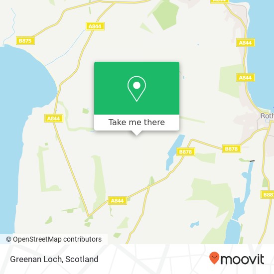 Greenan Loch map