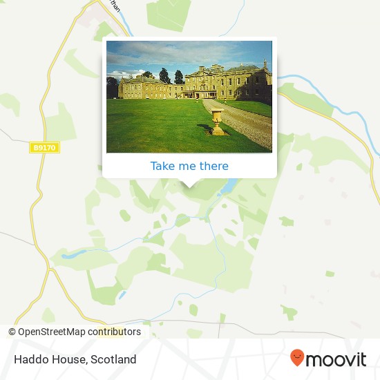 Haddo House map