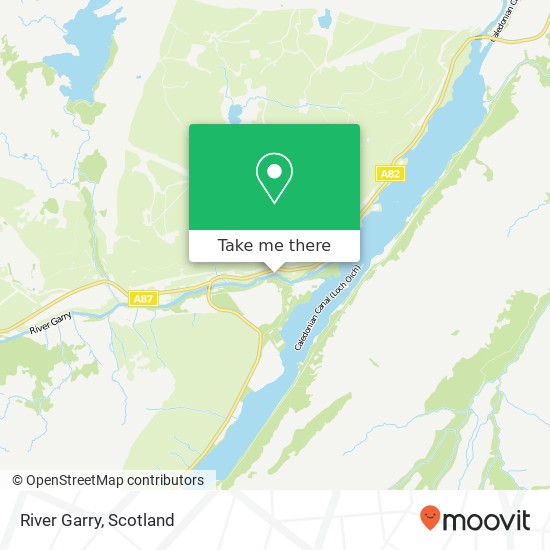 River Garry map