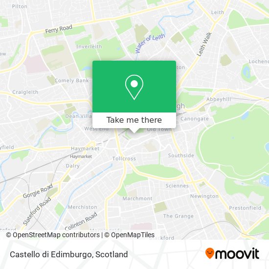 Castello di Edimburgo map