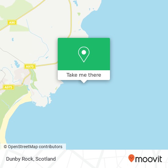 Dunby Rock map