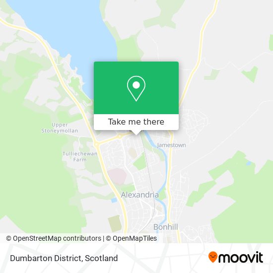 Dumbarton District map