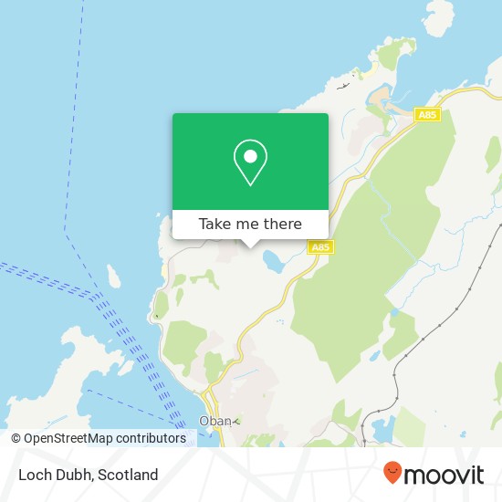 Loch Dubh map