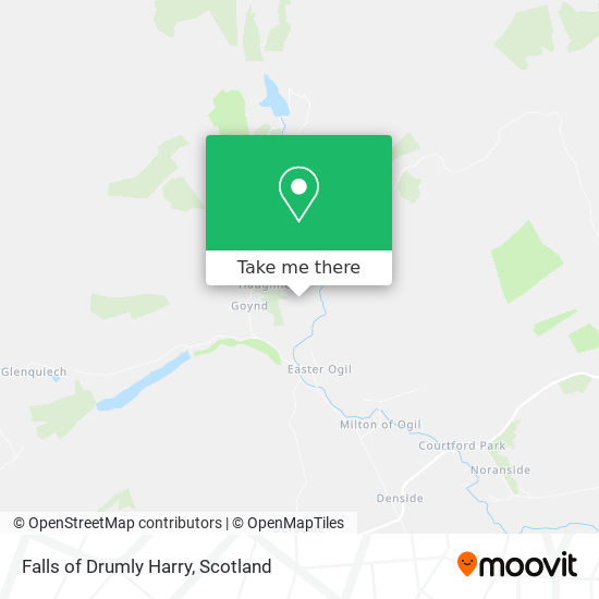 Falls of Drumly Harry map