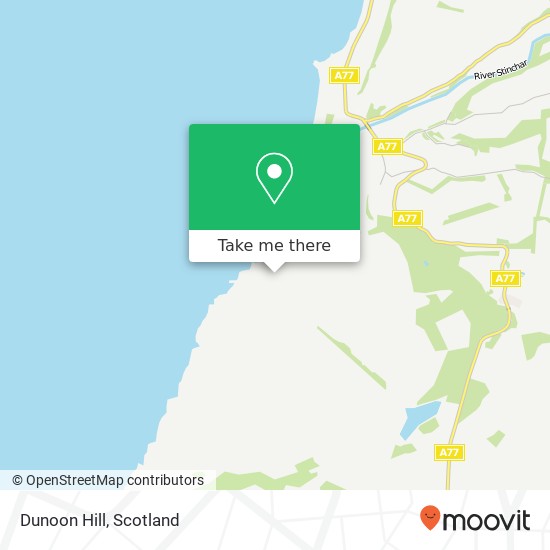 Dunoon Hill map