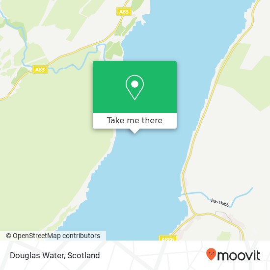 Douglas Water map