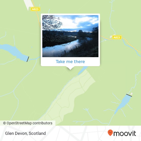 Glen Devon map