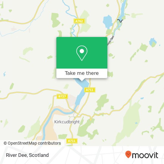 River Dee map