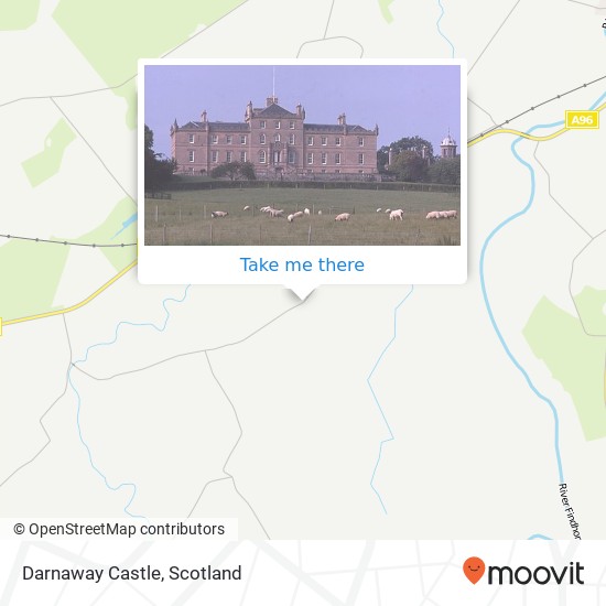 Darnaway Castle map