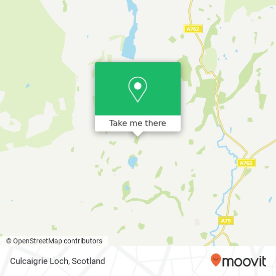 Culcaigrie Loch map