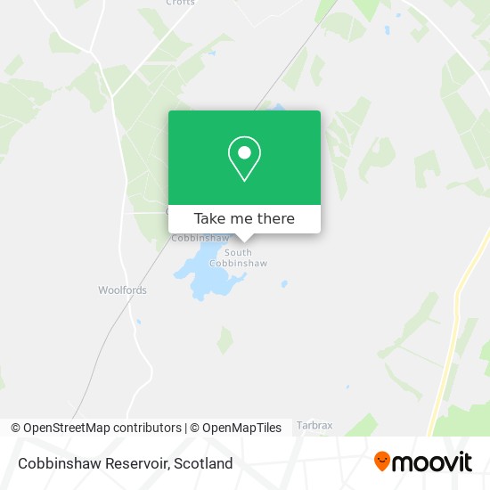Cobbinshaw Reservoir map