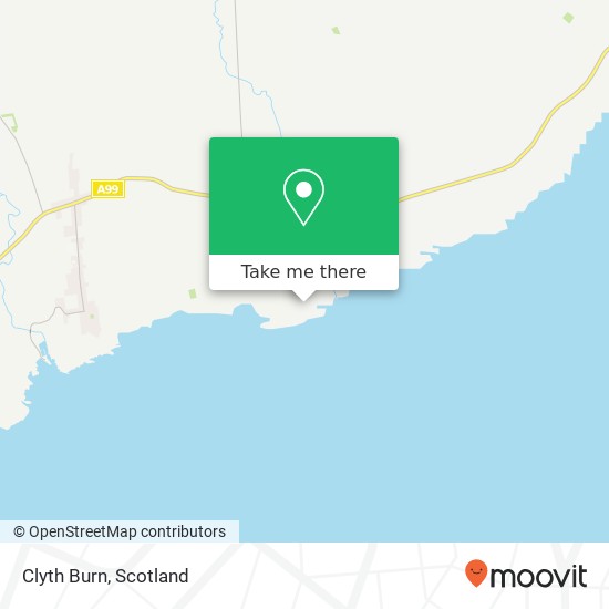 Clyth Burn map