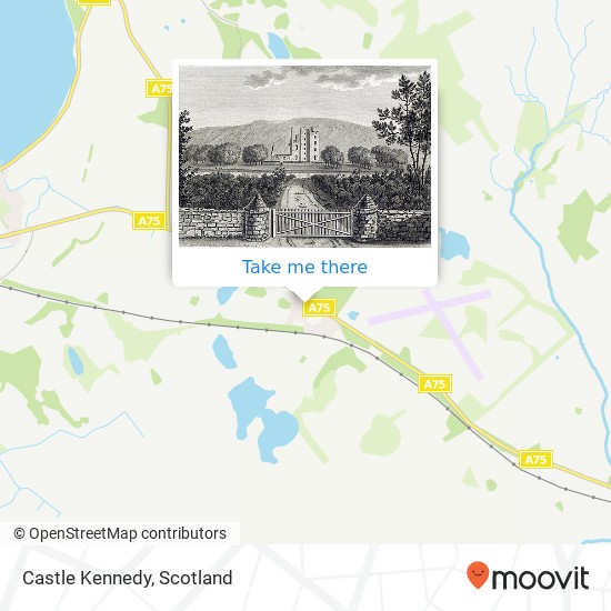 Castle Kennedy map