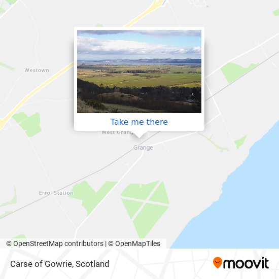 Carse of Gowrie map