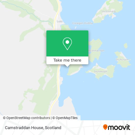 Camstraddan House map