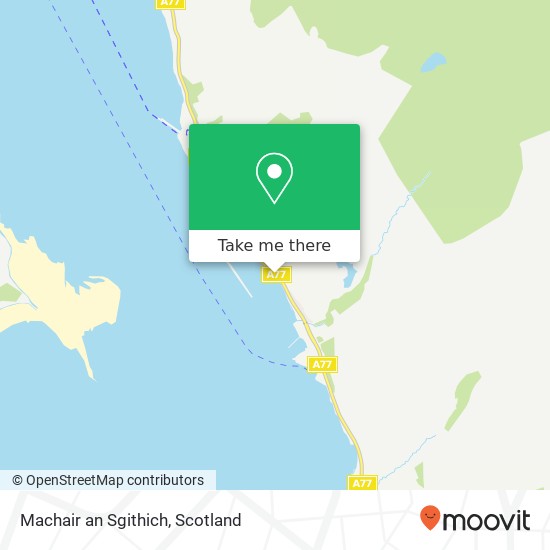 Machair an Sgithich map