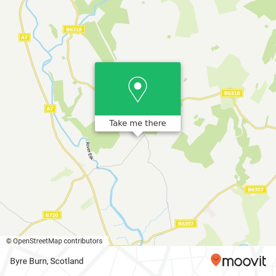 Byre Burn map